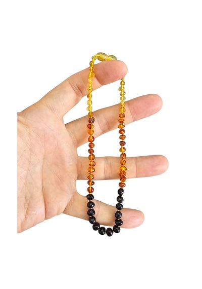 Damla Kehribar Bebek Kolyesi Lt1409