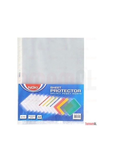 Noki 4830 Xl Extra Kalın Şeffaf Poşet Dosya 100'lü Paket