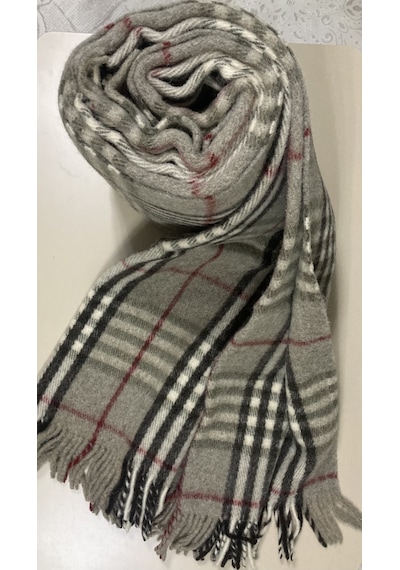 Gençev Home &Selin& %100 Saf Yün Scotch Battaniye Battal Boy Çok Renkli