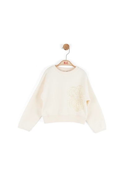 Kız Çocuk Gorgeous Sweat Nk-39610 KREM
