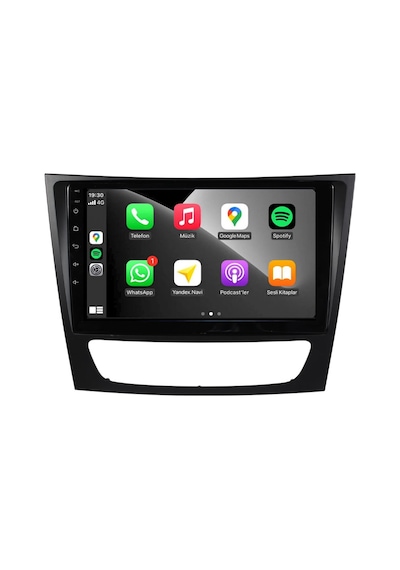 Mercedes E E Class W211 Araç Multimedya Android Ekran Carplay Double Teyp 2+32 9" 02-09 Black Cadence