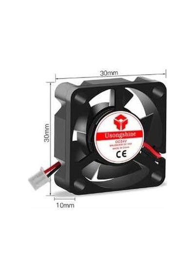 24v Fan 30x30x10 3010 - 3d Yazıcı Uyumlu