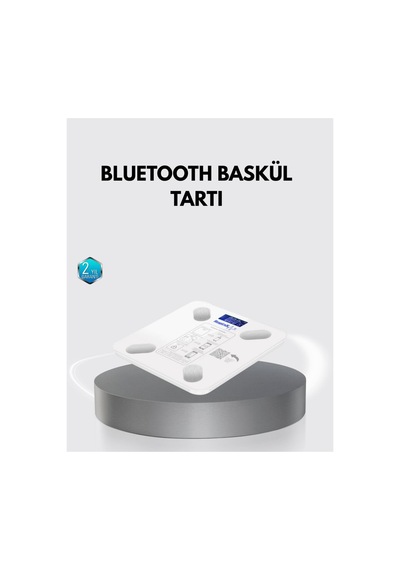 Bluetooth Akıllı Tartı 8 Fonksiyonlu Dijital Baskül 180 Kg Kapasiteli - Hs08371161-1582 Kırmızı
