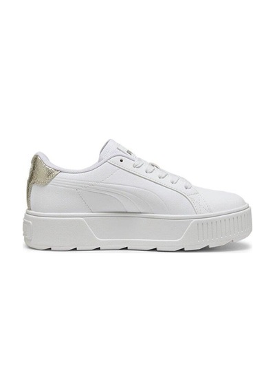 Puma Karmen Metallic Shine 395099 01 Kadın Sneaker Ayakkabı Beyaz Altın 36-40 001