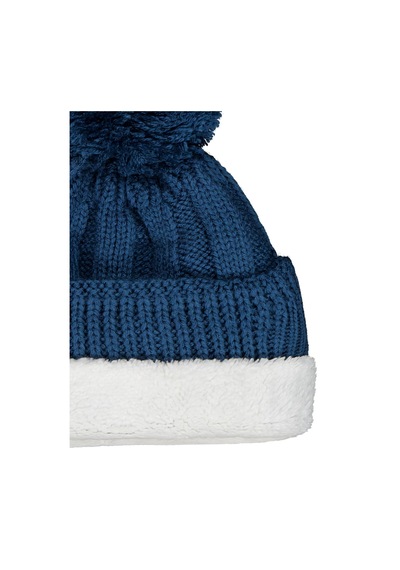 Civil Baby 6-18 Ay Atkı Bere Eldiven Set - Mavi Indigo