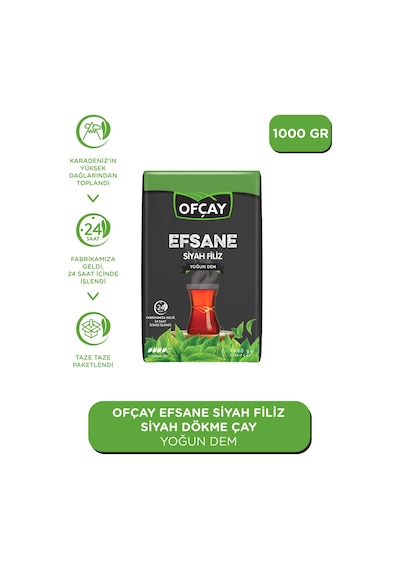 Ofçay Efsane Filiz Siyah Dökme Çay 1 KG