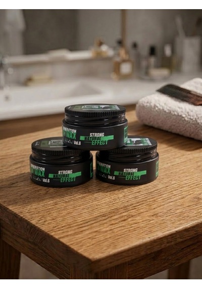Fix Egoiste Hair Wax Vol.6 Strong Natural Effect Saç Vaksı 150 Ml - Doğal Etki Güçlü Tutuş Wax 3'lü Set