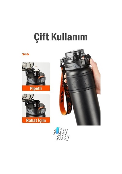 Tkk Çelik Termos 900 Ml T2025 Siyah