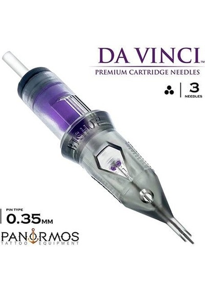 Bishop Davinci V2 1203 Rslt Round Shader Long Taper Kartuş Dövme İğnesi