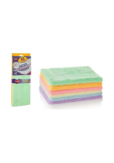 Viora Mikrofiber Temizlik Bez 2'li Vrp-322 Renkli