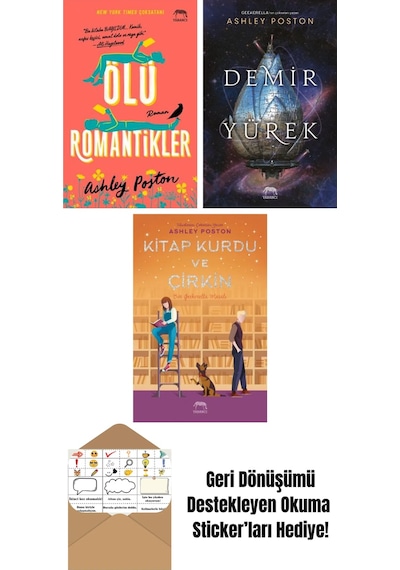 Ölü Romantikler + Demir Yürek + Geekerella Serisi Kutulu Set 3 Kitap
