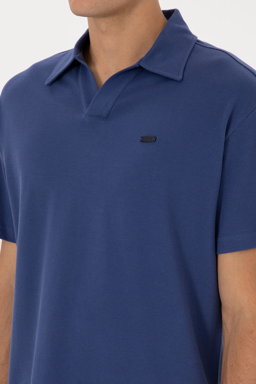 U.s. Polo Assn. Erkek İndigo Tişört 50324787-vr028 Indıgo