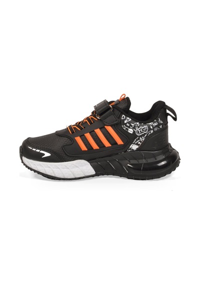 Lafonten Cırt Bantlı Kalın Tabanlı Siyah-oranj Erkek Çocuk Yürüyüş Ve Spor Ayakkabı Sneaker 748 Cilt Siyah - Turuncu Lafonten Cırt Bantlı Kalın Tabanlı Siyah-oranj Erkek Çocuk Yürüyüş Ve Spor Ayakkabı Sneaker 748 Cilt Siyah - Turuncu