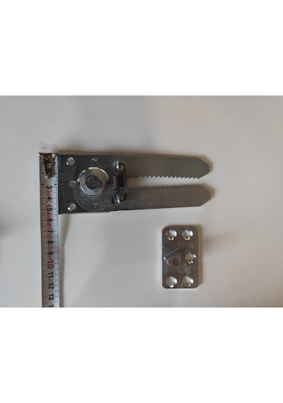 Metal Köşe Koltuk Birleştirici Aparatı - L Koltuk Birleştirme Aparatı - Timsah Koltuk Birleştirme Krom 1 Takım