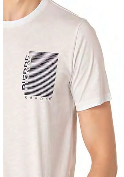 Pierre Cardin 6075 Erkek Penye Pijama 25y Beyaz