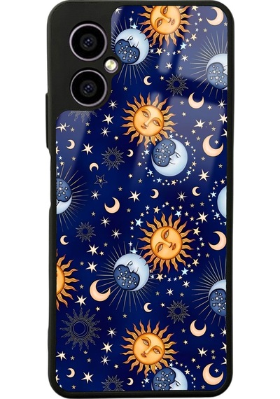 Omix X3 Ay Güneş Pijama Tasarımlı Glossy Telefon Kılıfı Çok Renkli