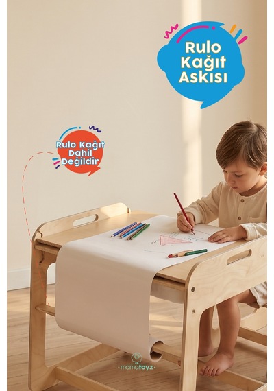 Mamatoyz Mytable Aktivite Masası Ve Sandalyesi - Benim Massam Aktivite Masası Bej