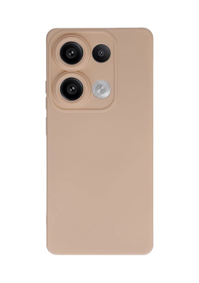 Newface - 134 - Xiaomi Redmi Note 13 Pro 4g Kılıf Nano İçi Kadife Silikon - Edntrend - - Pudra
