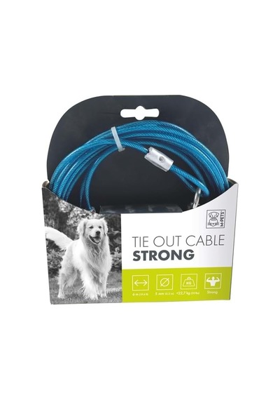M-pets Strong Bahçe Bağlama Halatı 6 Mt Mavi