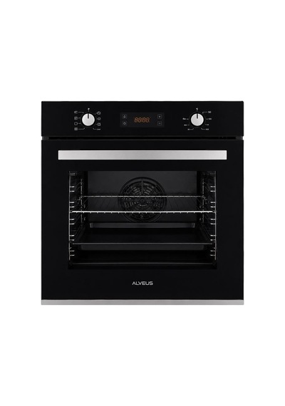 Alveus MFA 627 - KLS 670 - MOD 3000 Siyah Cam Ankastre Set