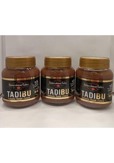 Abdurrahman Tatlıcı Tadıbu Kakaolu Fındık Ezmesi Çokokrem 330 Gr 3 Adet