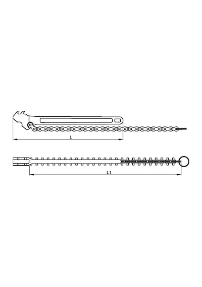 Ceta Form I12-40 Mini Zincirli Boru Anahtarı 4'' - 300 Mm