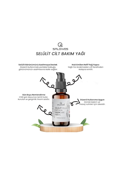 Saldives Selülit Bakım Yağı 50 Ml