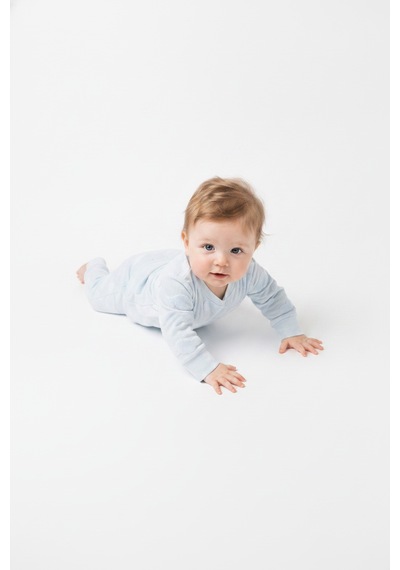 Tiffany Baby & Kids Puffy Cloudy Tasarımlı Pijama Takımı Mavi