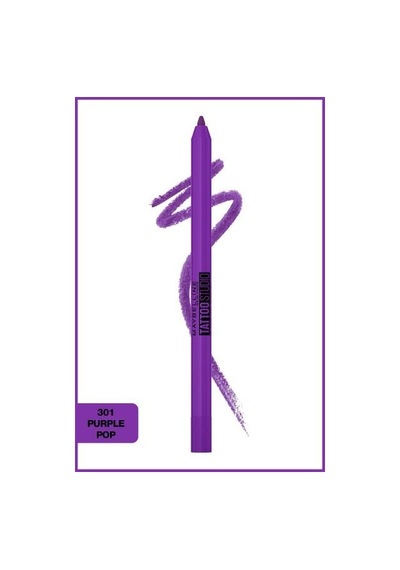 Maybelline New York Tattoo Studio Liner Jel Göz Kalemi 301 Purple Pop