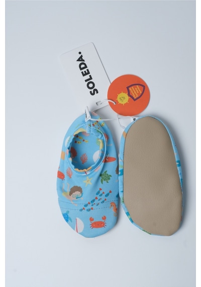 Soleda Uv Korumalı Kaydırmaz Bebek Çocuk Deniz Havuz Patiği Journey Under The Sea Çok Renkli