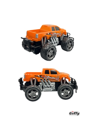 Uzaktan Kumandalı Canavar Ranger Araba Şarjlı Full Fonksiyon 4x2 Off Road Kamyon Oyuncak Arazi Aracı Turuncu