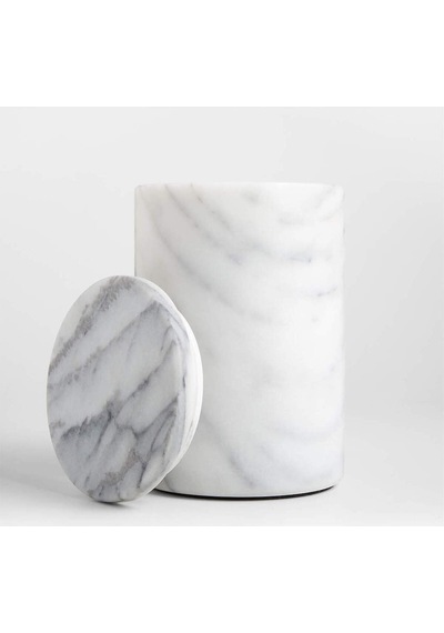 Crate & Barrel Fransız Mermer Kutu Seti, Modern Ve Şık Tezgah Depolama Saklama Kapları Çok Renkli