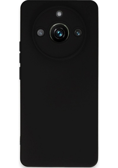 Gld-spt- Newface Realme 11 Pro Kılıf Nano İçi Kadife Silikon - Siyah