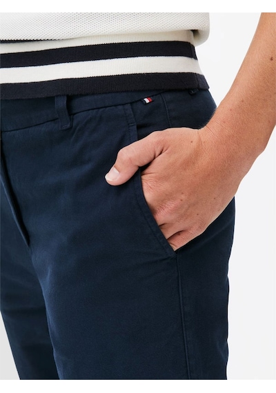Tommy Hilfiger Co Stretch Gmd Slım Chıno Kadın Mavi Pantolon - Ww0ww45920 Mavi