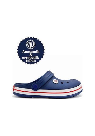 Look Life Unisex Lacivert Cross Sabo Eva Günlük Kapalı Terlik 214