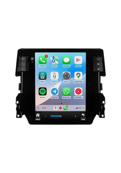Honda Civic Fc5 Android Multimedya Sistemi 2016-2021 Crv-4895xt 10"
