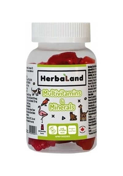 Herbaland Kids Multivitamin And Minerals 60 Adet