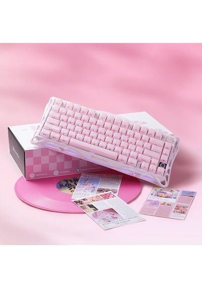 Gravastar Mercury K1 Rgb Kablosuz Mekanik Gaming Klavye, Alüminyum Çerçeveli, İngilizce Q, Special E