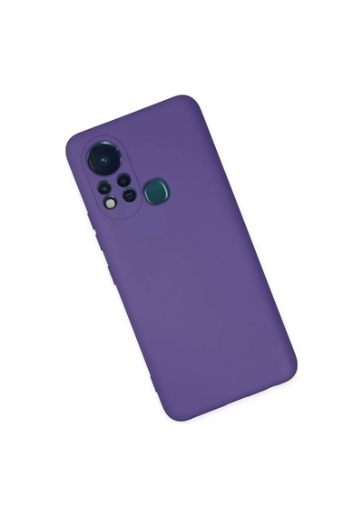 Newface İnfinix Hot 11s Kılıf Nano İçi Kadife Silikon - Mor