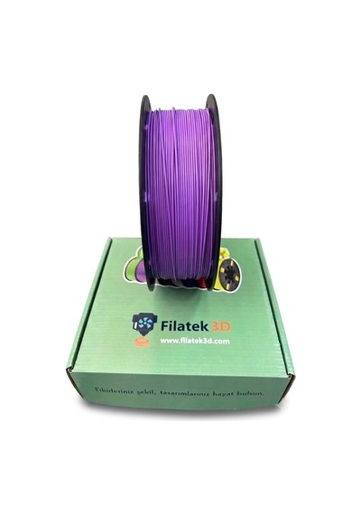 Pla+ 1.75mm Mor 1kg 3d Yazıcı Filamenti - Profesyonel Baskı Kalitesi Çok Renkli