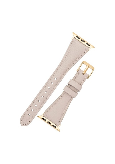 Bouletta Watch Uyumlu Deri Kordon 38-40-41Mm Slim Erc3 Bej