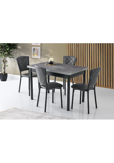 Erezogullari_Mobilya Smart Açılır Mutfak Masası Ve 4 Adet Sandalye Takımı 70*110Cm Erezogullari_Mobilya Smart Açılır Mutfak Masası Ve 4 Adet Sandalye Takımı 70*110Cm