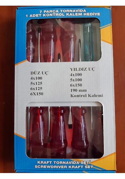 Aydın Kraft Tornavida Seti 7Pcs