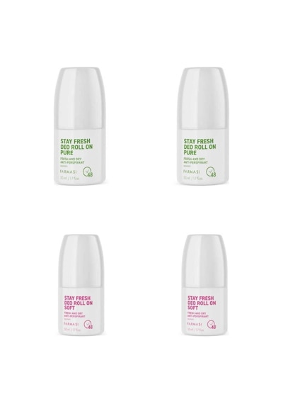 Stay Fresh Deo Roll On Pure 50 Ml Kadın &farmasi Stay Fresh Soft 50 Ml Kadın Roll On 4 Adet