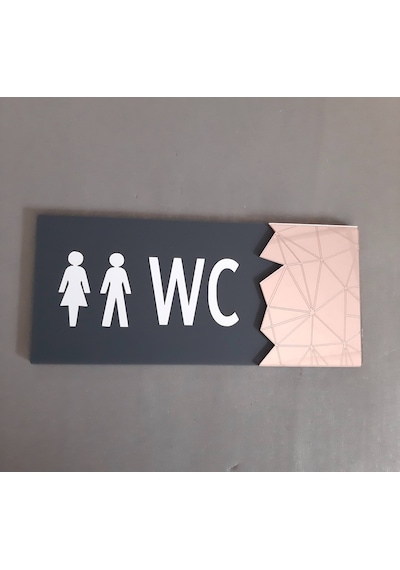 Pink Pearl Serisi Wc Yönlendirme Tabelası