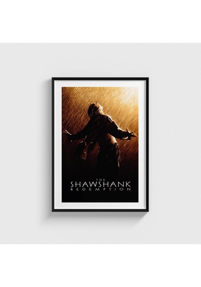 The Shawshank Redemption 1994 Film Posteri Tablo Çerçeveli Poster Duvar Dekorasyonu Siyah Çerçeveli Tablo Siyah Çerçeveli Tablo Dn11d407sıyah