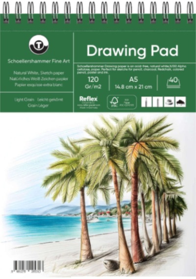 Drawing Eskiz Defteri 120 Gr. A5 40 Yp Bianyo Dereceli Kalem Siyah Rulo Kalemlik 24 Kalem Bölmeli