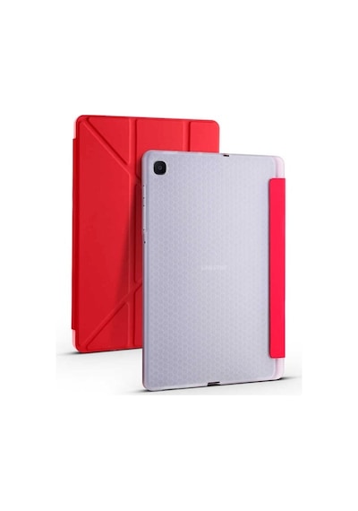 Galaxy Uyumlu Tab S6 Lite P610 Kılıf Zore Tri Folding Smart With Pen Sta