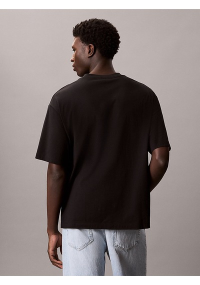 Calvin Klein Erkek T Shirt Lv04rb866g Ub1 Siyah Siyah