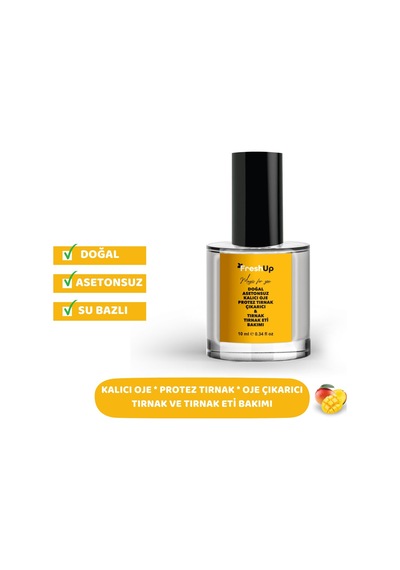 Freshup Mango Özlü Kalıcı Oje ve Protez Tırnak Çıkarıcı 10 ML
